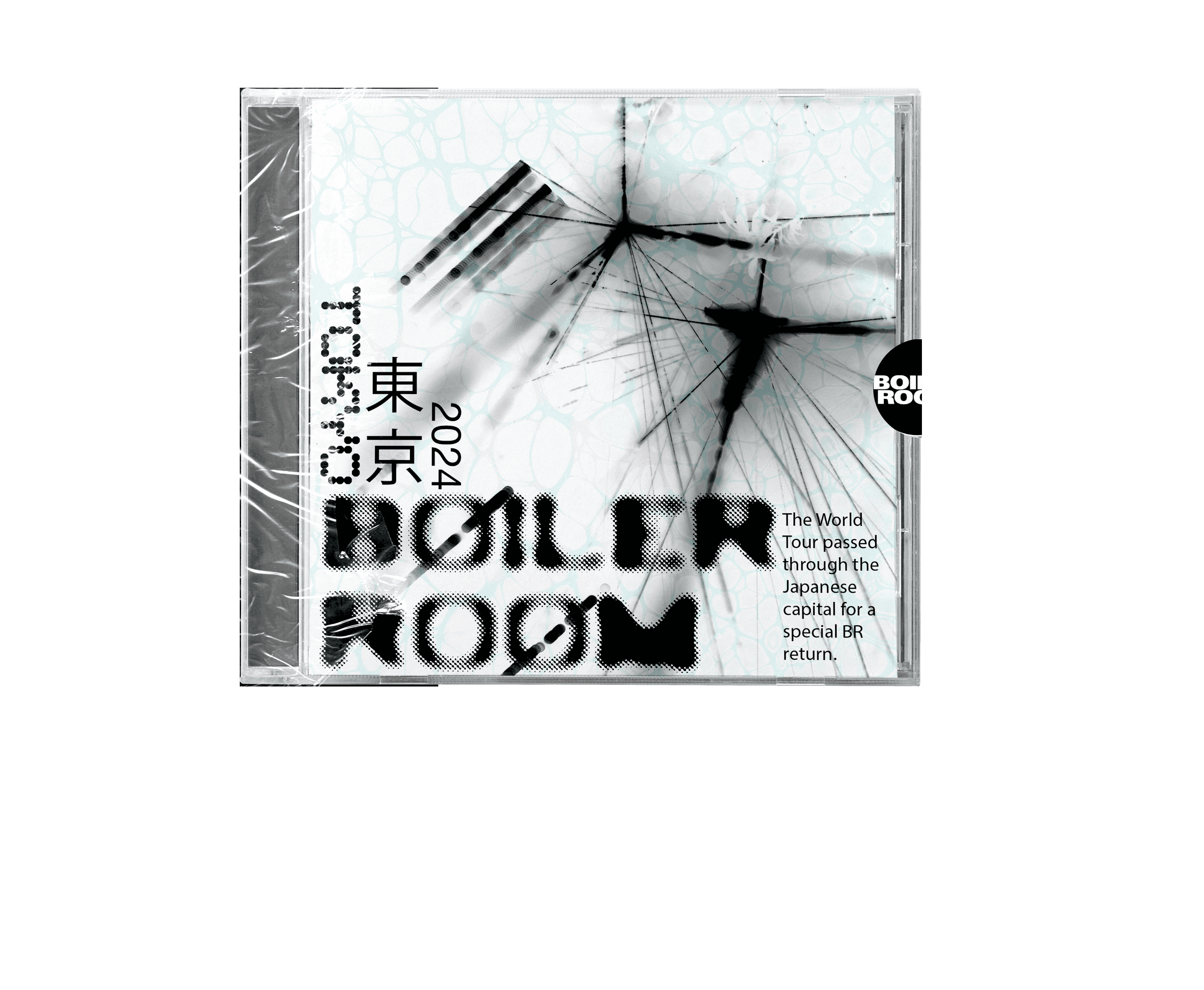 Boiler Room Tokyo CD front cover design