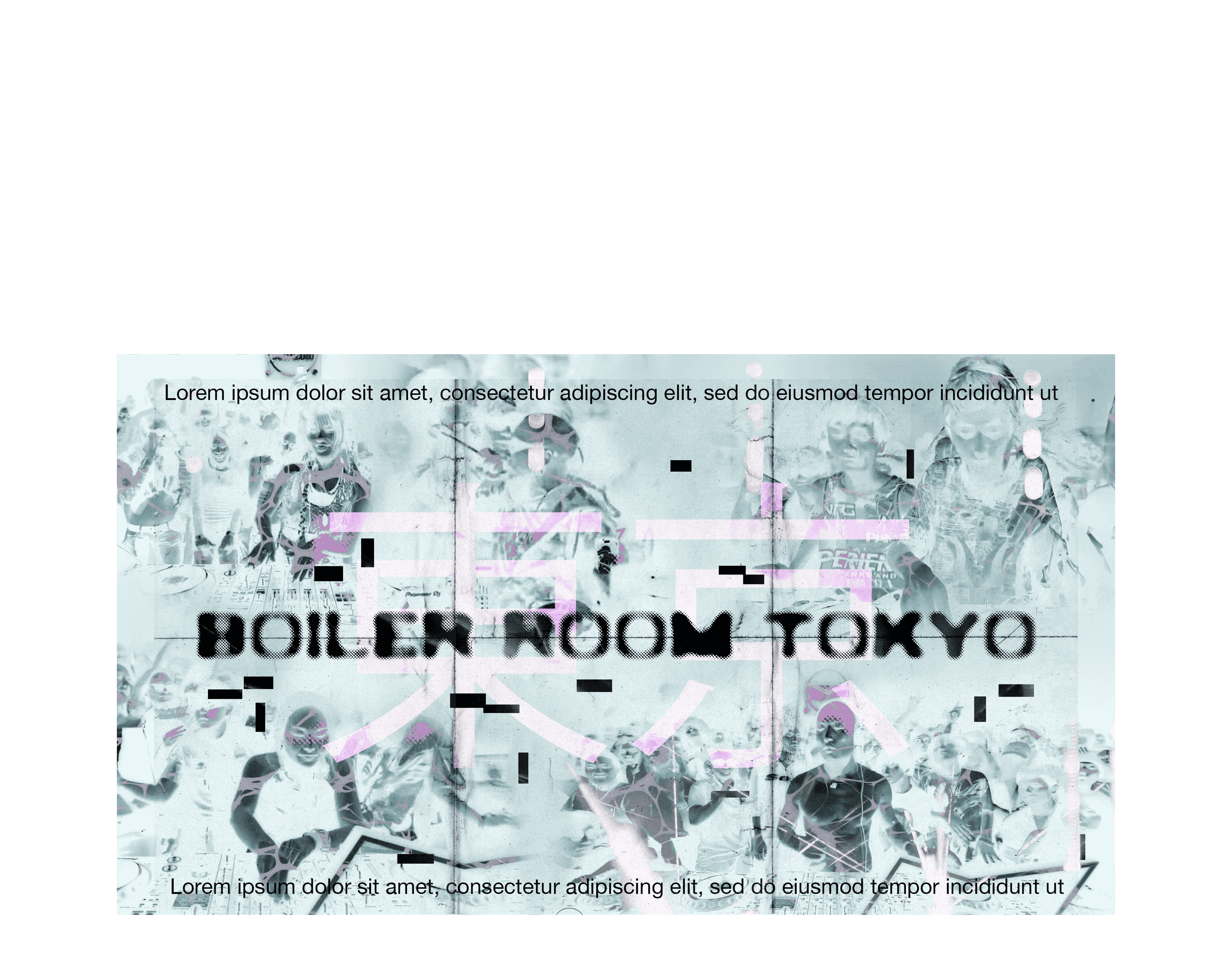 Boiler Room Tokyo CD mini poster insert