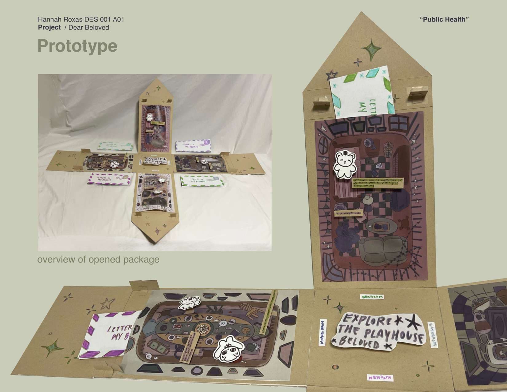 Highlight photo of the Dear Beloved interactive dollhouse project 26