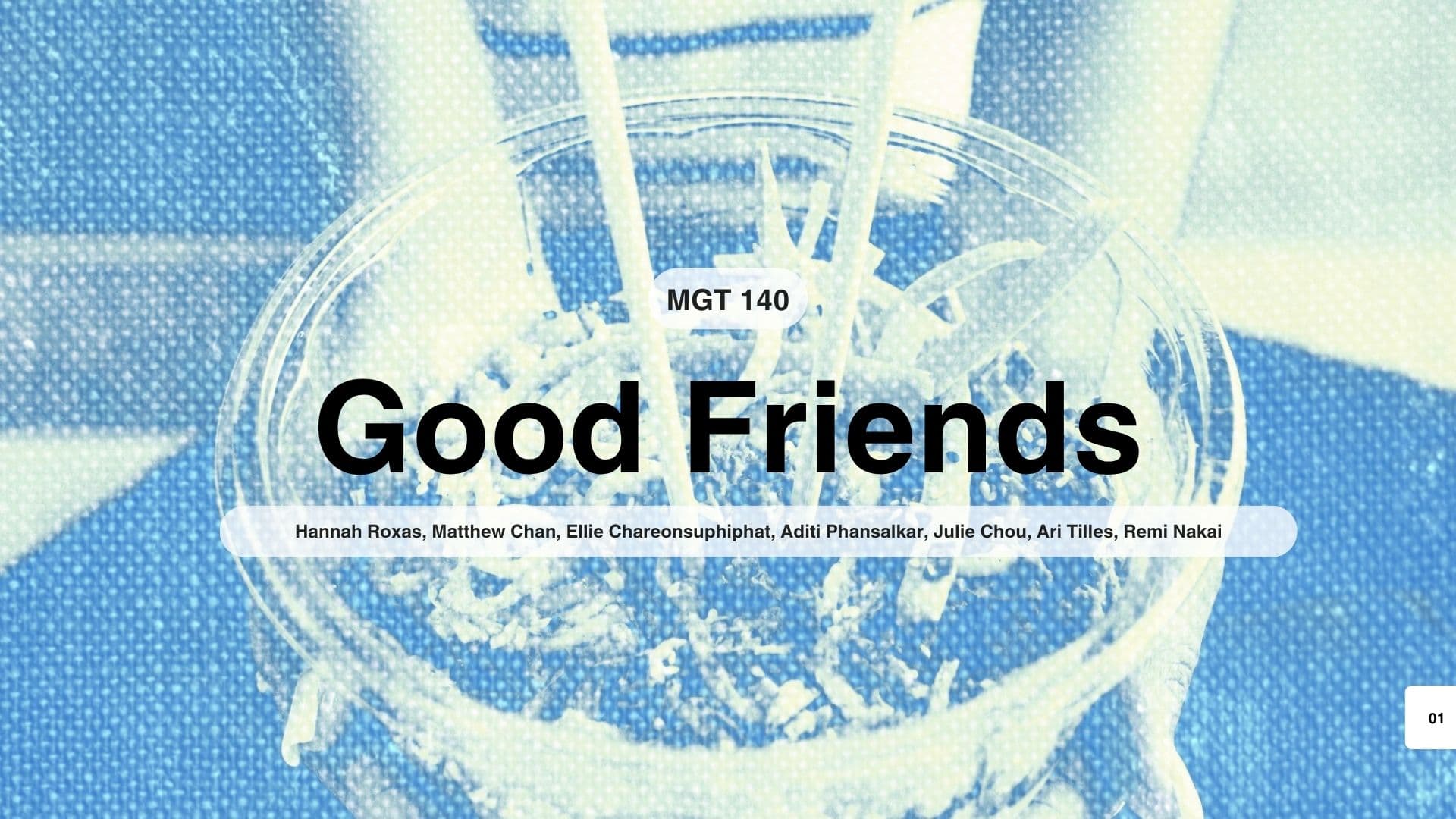 In-store research photo documenting the Good Friends Poke customer experience 1