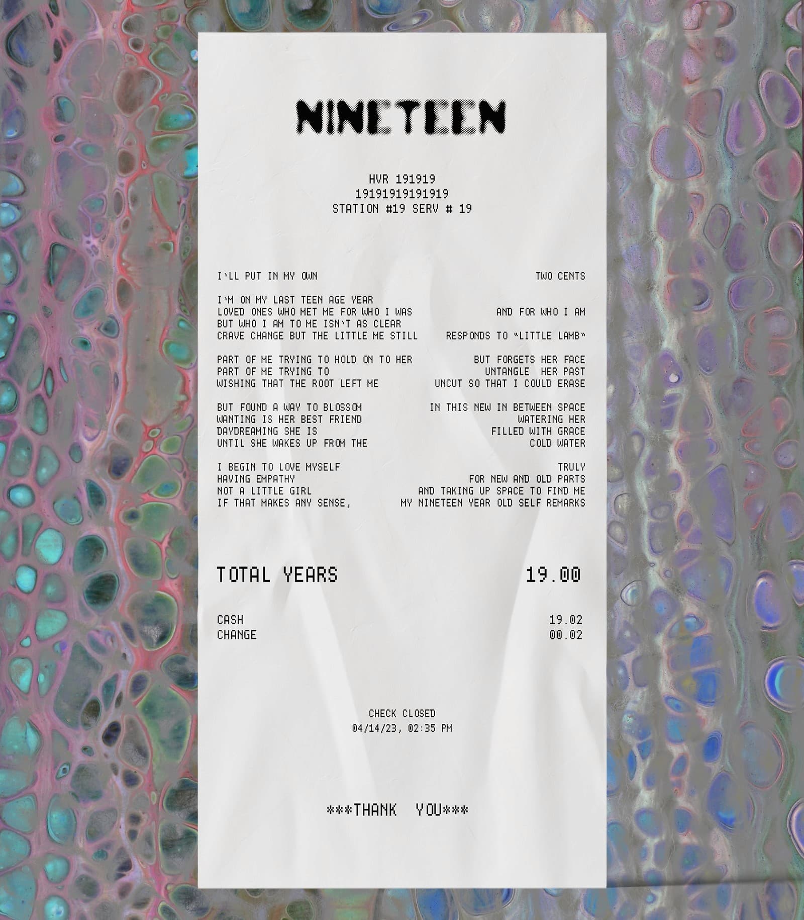 Experimental graphic design piece 7