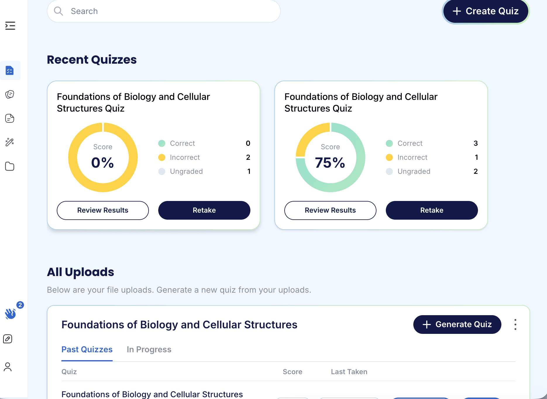 Onboarding checklist tablet layout