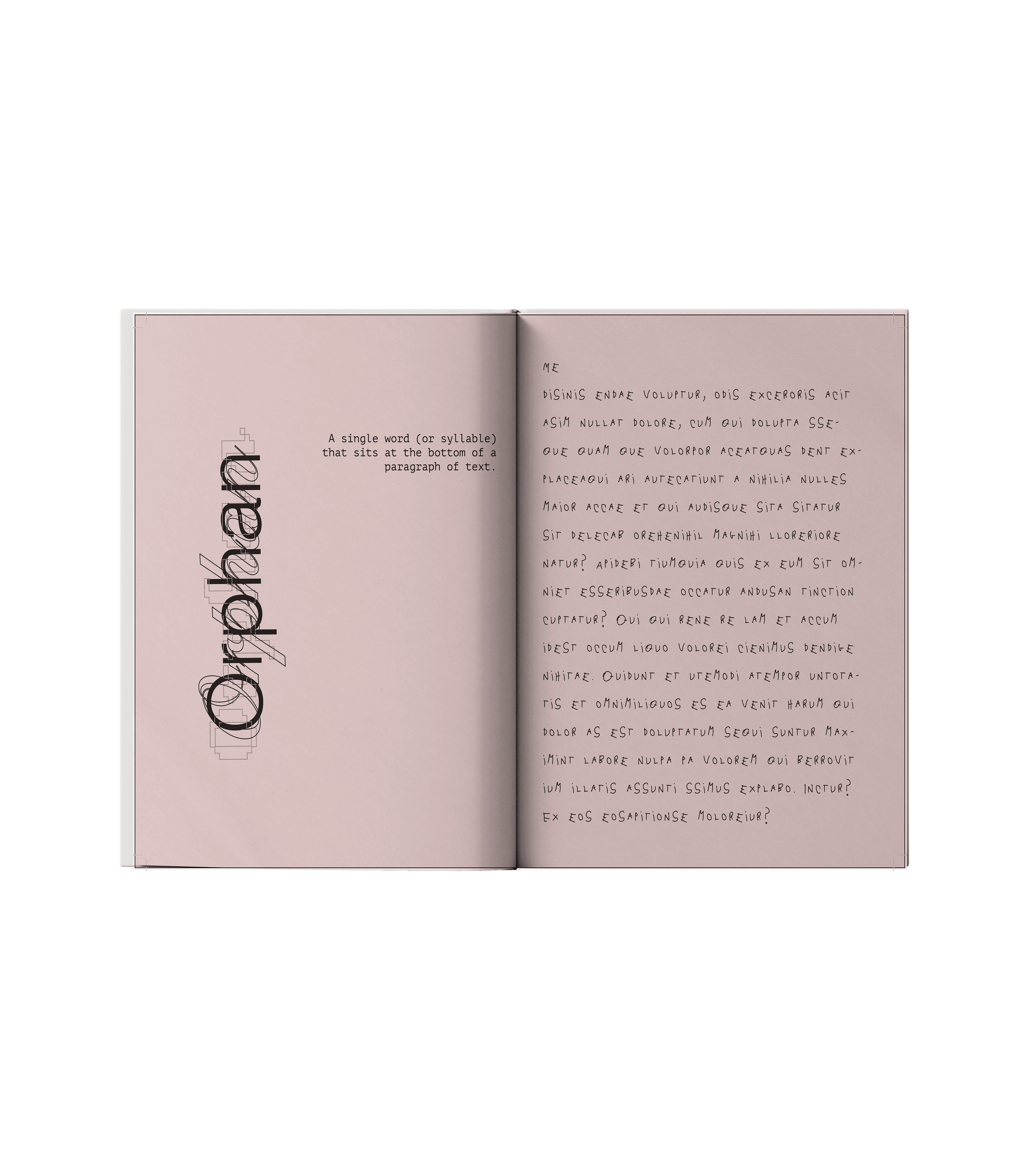 Typography Dictionary specimen card 14