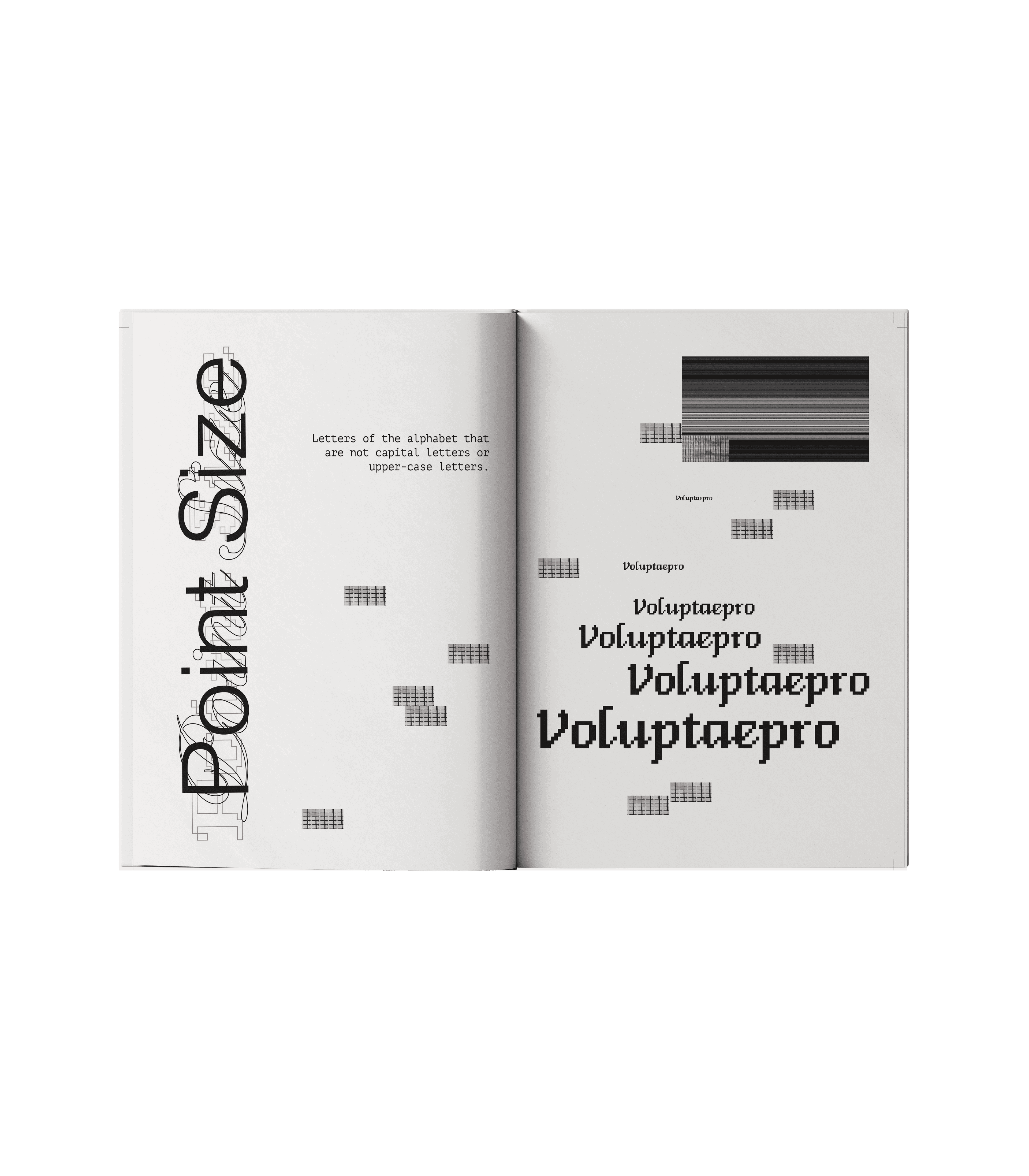 Typography Dictionary specimen card 15