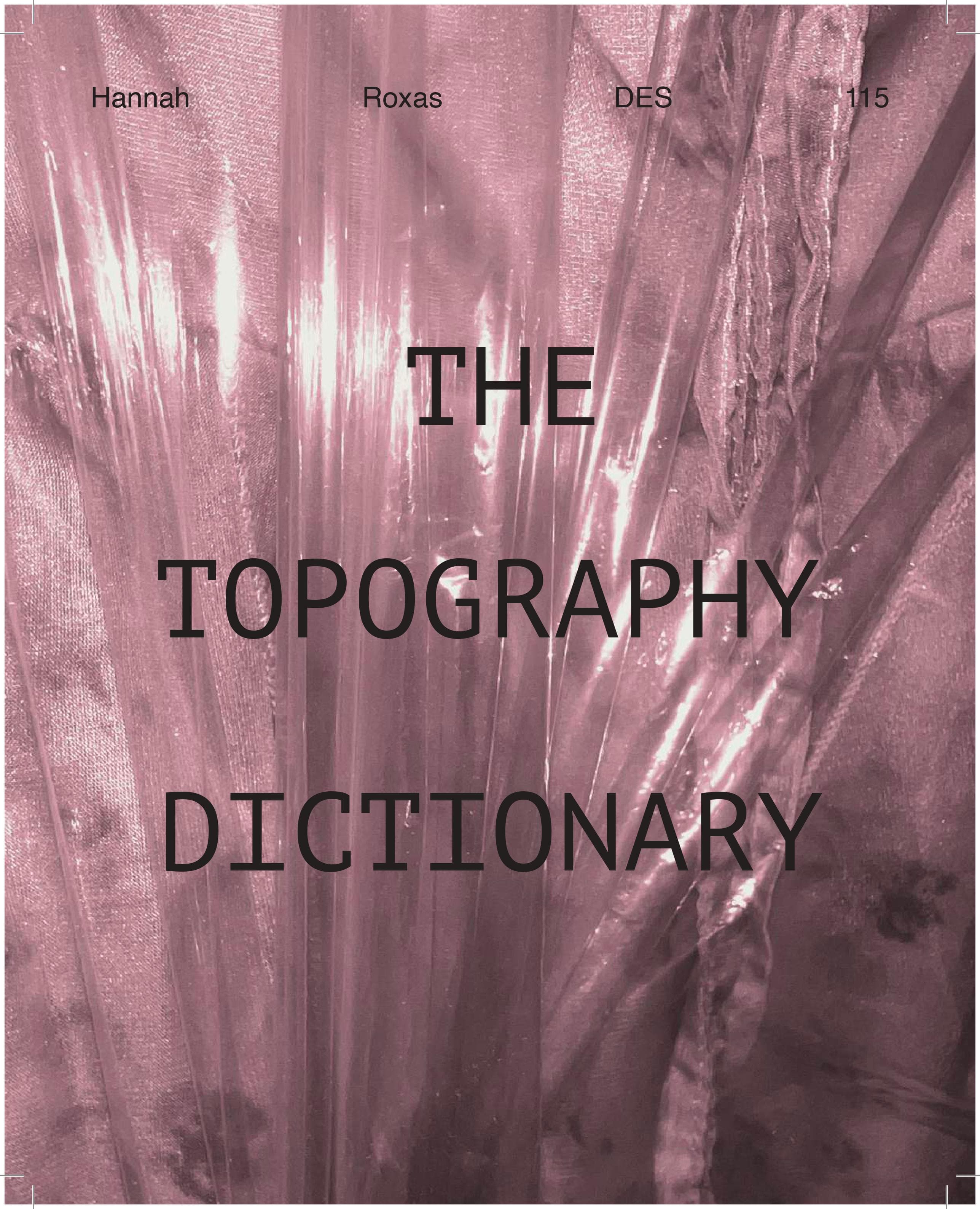 Typography Dictionary printed spread 0001